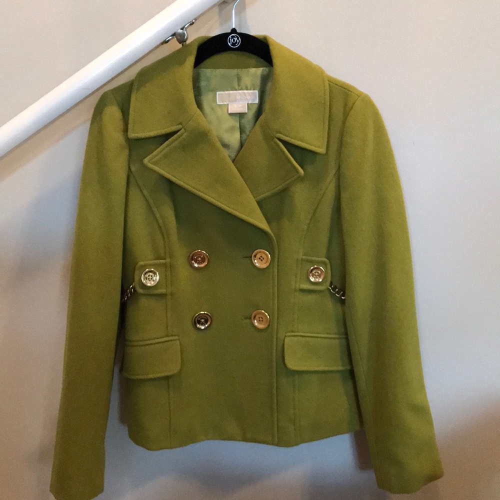 🌸MAKE AN OFFER🌸 Michael Kors Green Peacoat